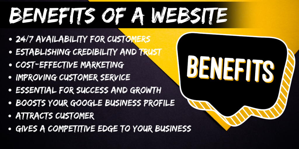 Benefits of a website